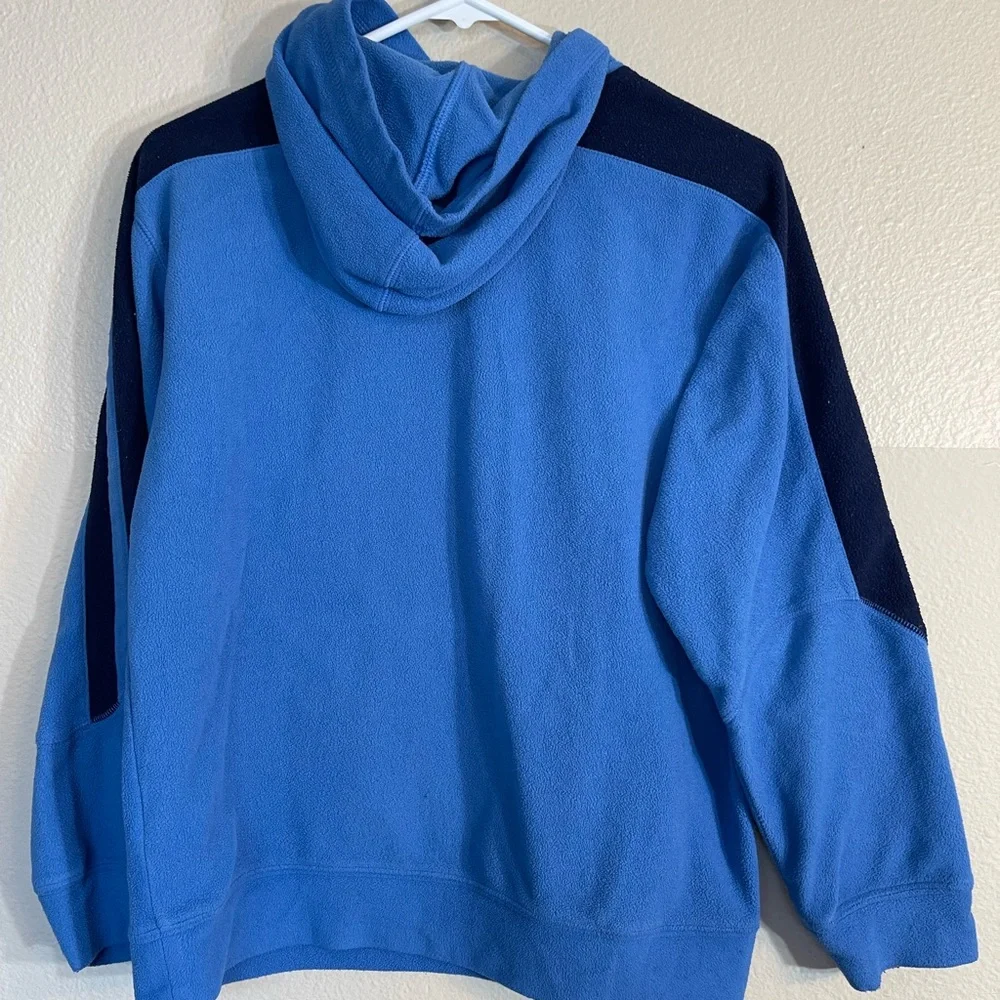 Nike blue and black hoodie. Boys large size 14